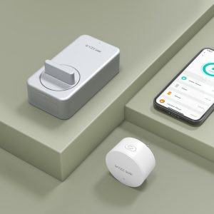 Wyze Lock Bolt Smart Deadbolt Lock System - Fingerprint Keyless Entry, Backlit Keypad, Bluetooth App Control, IPX5 Weatherproof, BHMA & UL Fire Rated