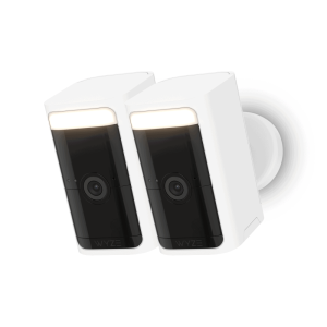 Wyze Battery Cam Pro 2-Pack - Wireless Indoor/Outdoor Security Cameras, 2K HDR, Color Night Vision, Built-In Spotlight & Siren
