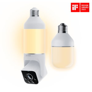 Wyze Bulb Cam + Accessory Bulb Kit - 2K HD Light Bulb Security Camera, 800 Lumen Dimmable LED, Color Night Vision, 2-Way Audio, IP65 Weatherproof