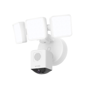 Wyze Cam Floodlight with 2600 Lumen LEDs, Wired 1080p HD IP65 Outdoor Security Camera, Color Night Vision, Motion Detection, 105dB Siren, Two-Way Audio
