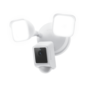 Wyze Floodlight Camera v2, 2K Outdoor Security Camera with 2800-Lumen LED Floodlights, Color Night Vision, 2-Way Audio, IP65 Weatherproof, Hardwired