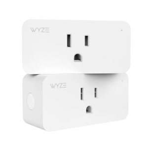 Wyze Smart Plug 2-Pack, WiFi Outlet with Energy Monitoring, Works with Alexa & Google Assistant, White